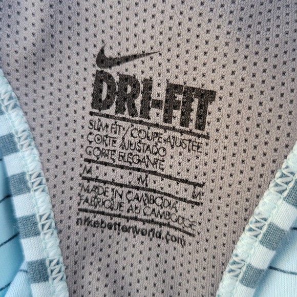 Nike Dri Fit Striped Athletic Tank M - Picture 7 of 8